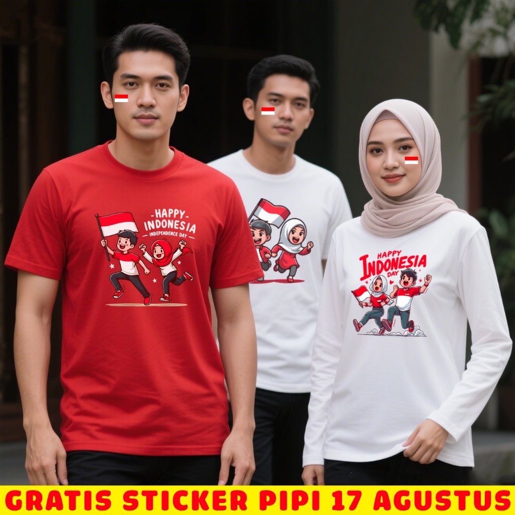 SAYES - KAOS 17 AGUSTUS KAOS MERAH PUTIH KAOS BAJU 17 AGUSTUS