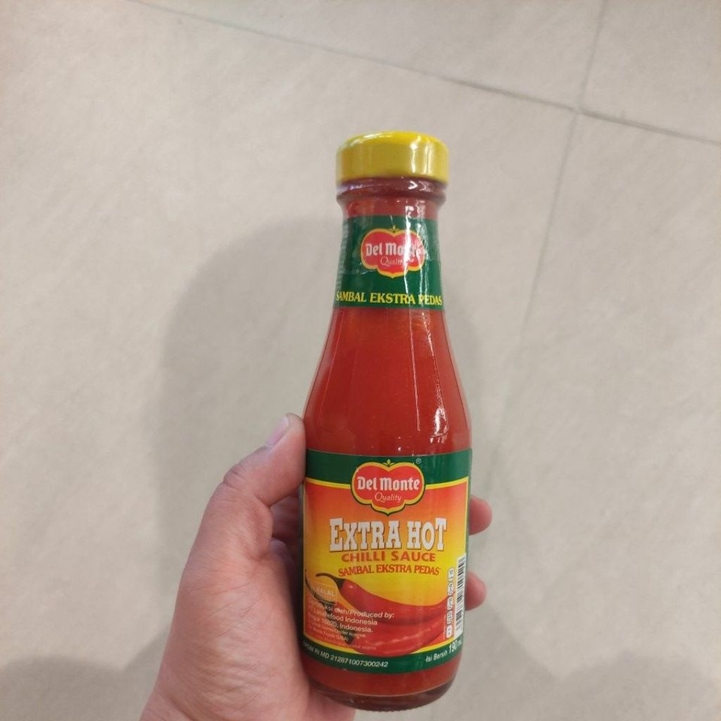 

DELMONTE EXTRA HOT CHILLI SAUCE SAMBAL EKSTRA PEDAS BOTOL BELING 190mL