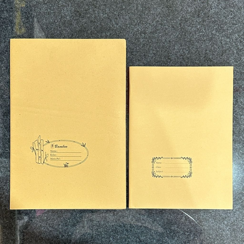 

Sampul Buku Kertas Coklat Nama Kwarto Boxy [1 PACK]