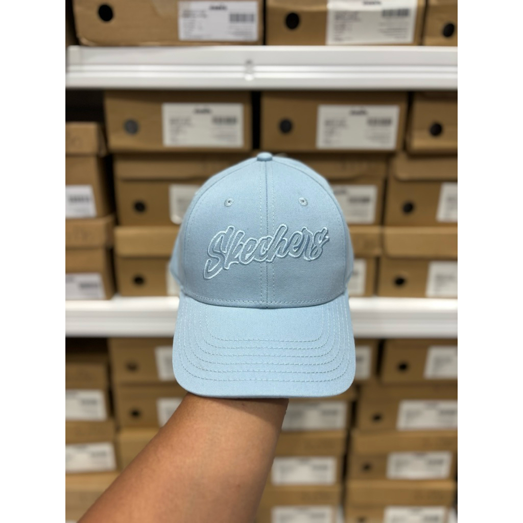 TOPI SKECHERS LADIES REGULER CAPS BLUE SKEHOL2404LV ORIGINAL CAP