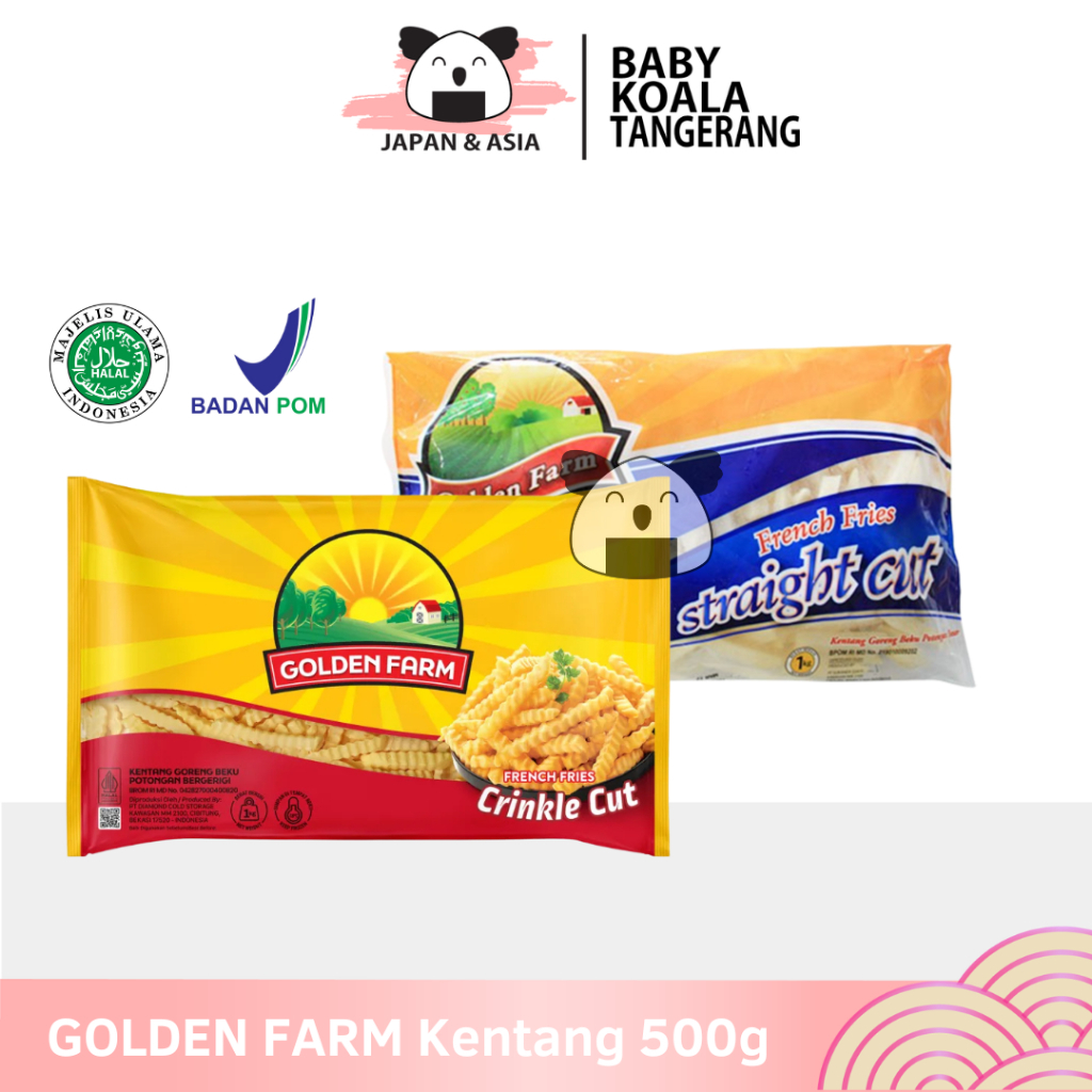 

GOLDEN FARM French Fries Kentang Goreng 500g Halal...