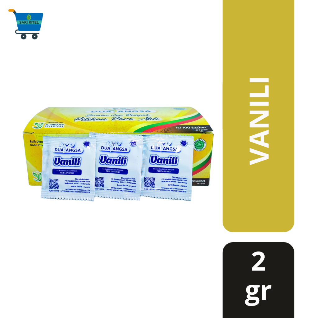 

CAP DUA ANGSA Vanili 2gr / Bumbu Baking Vanili