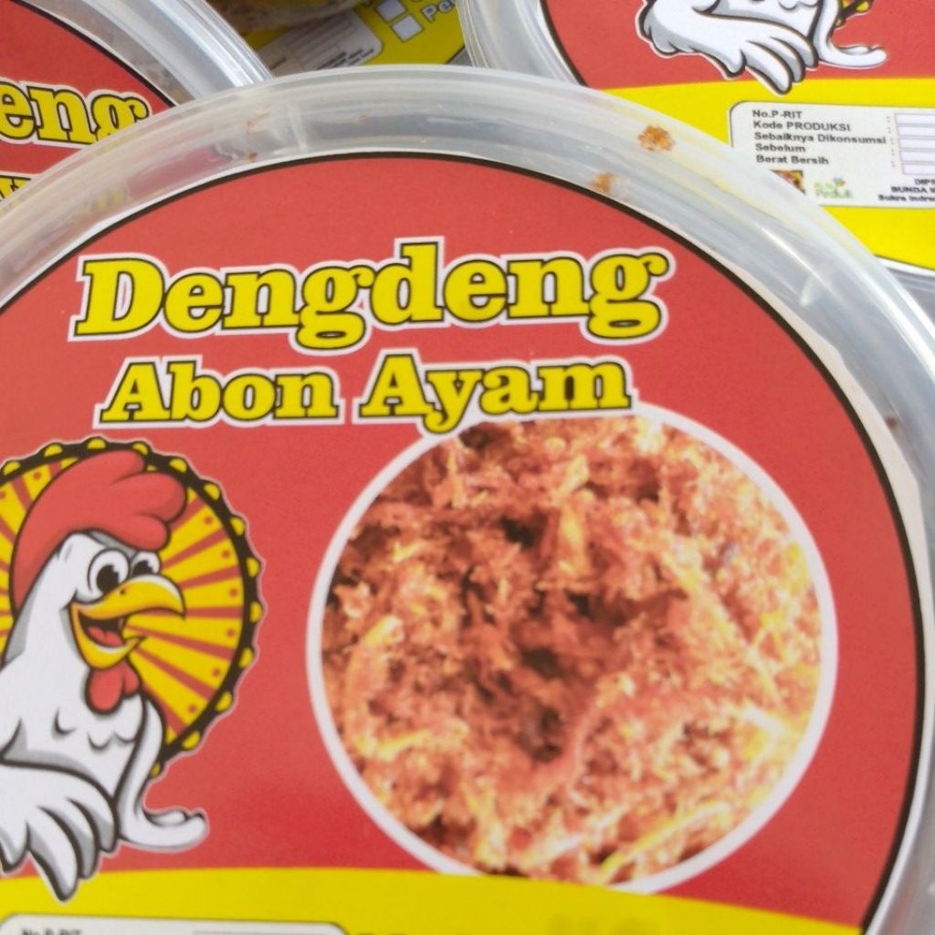 

Deng deng abon ayam ketumbar