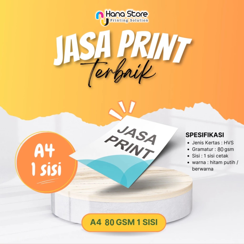 

Print Berwarna HVS A4 80 gsm 1 sisi & 2 Sisi