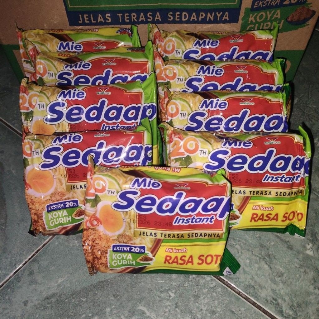 

MIE SEDAAP KUAH SOTO ISI 5