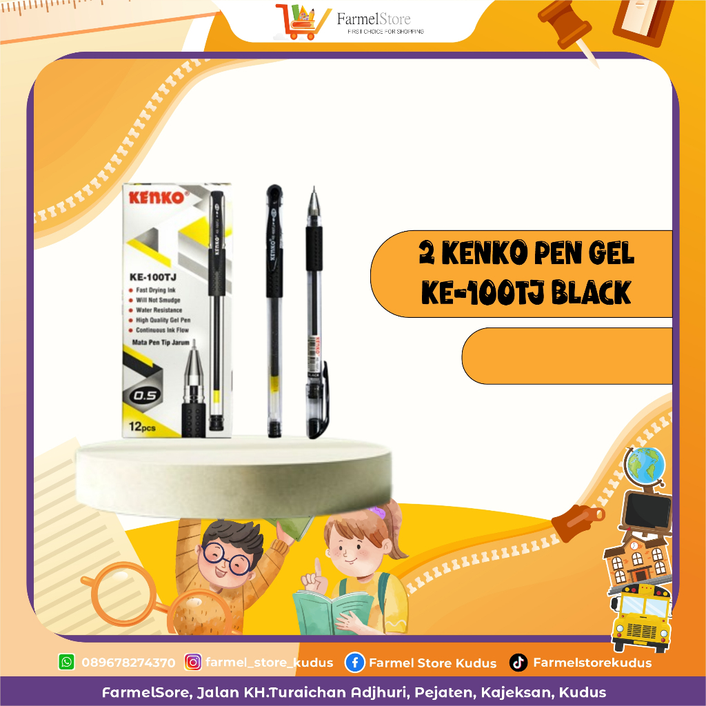 

Kenko Pen Gel KE-100TJ Black