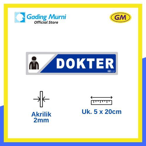 

GM LABEL DOKTER+GAMBAR LK 208 KECIL WARNA
