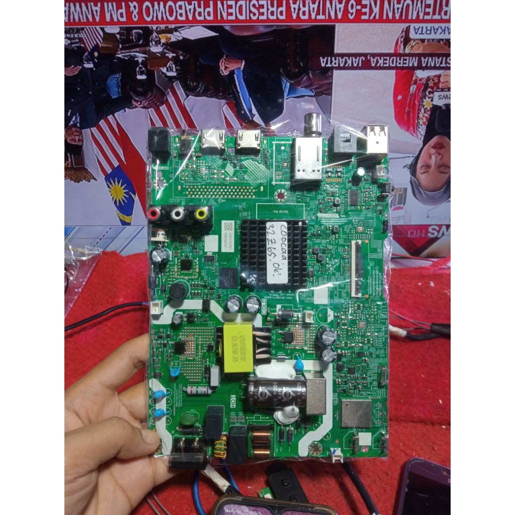 MB TV COOCAA 32Z65 MAINBOARD TV COOCAA 32Z65