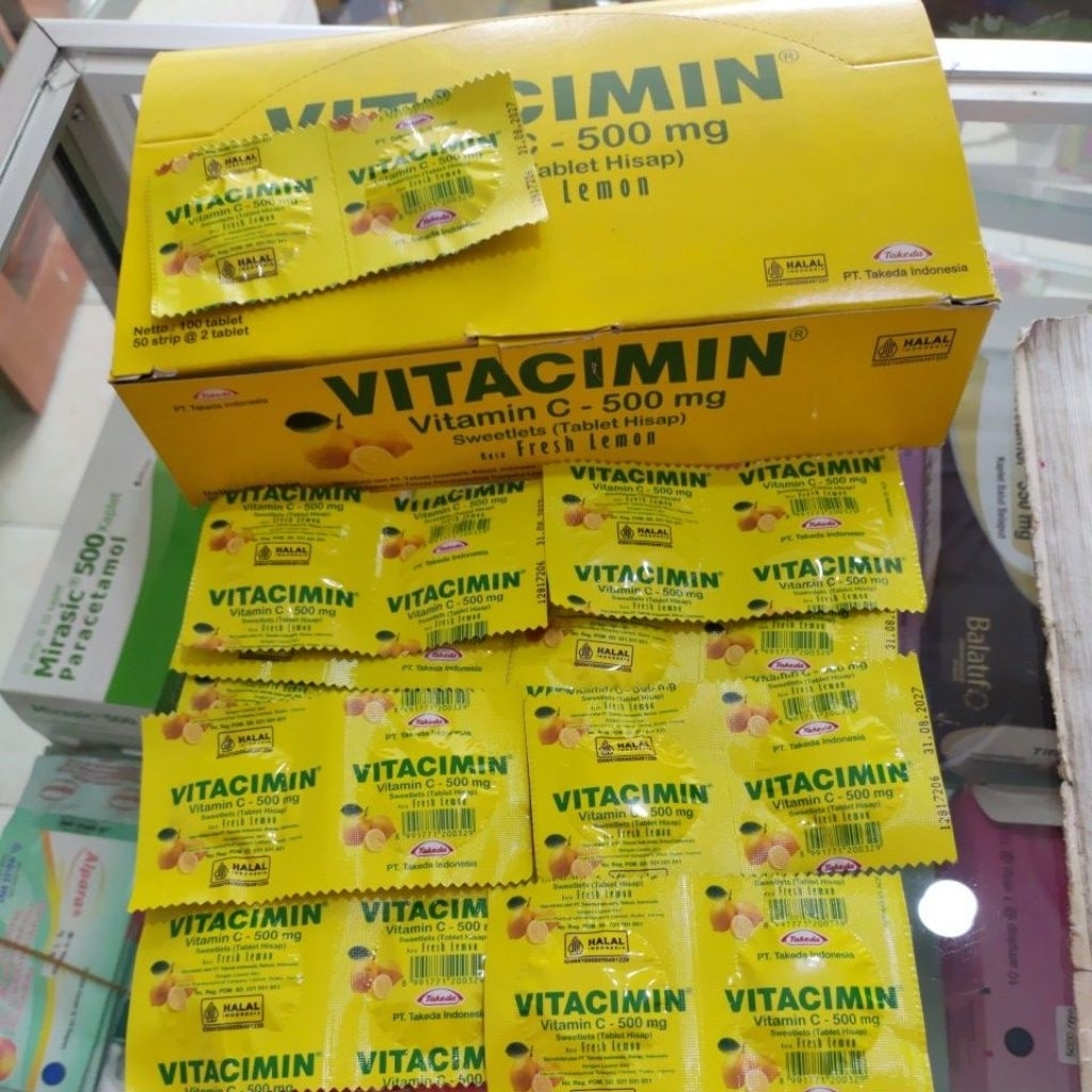 

vitacimin permen hisap fresh lemon