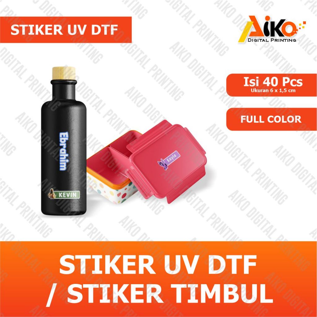 

STIKER UV DTF NAMA ANAK | STIKER TIMBUL ANAK ANAK | STIKER BOTOL TEMPAT MAKAN