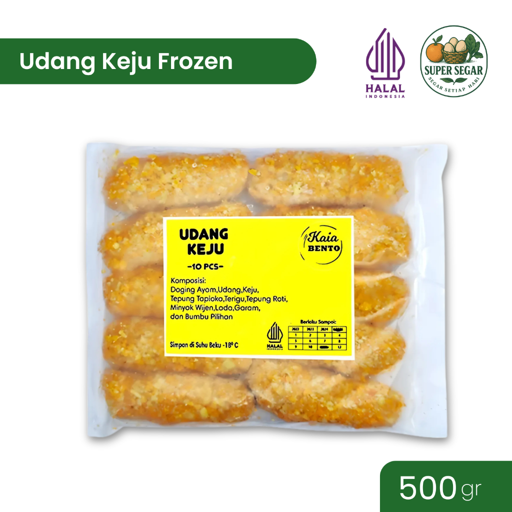 

Kaia Bento Udang Keju Frozen 500gr Super Segar