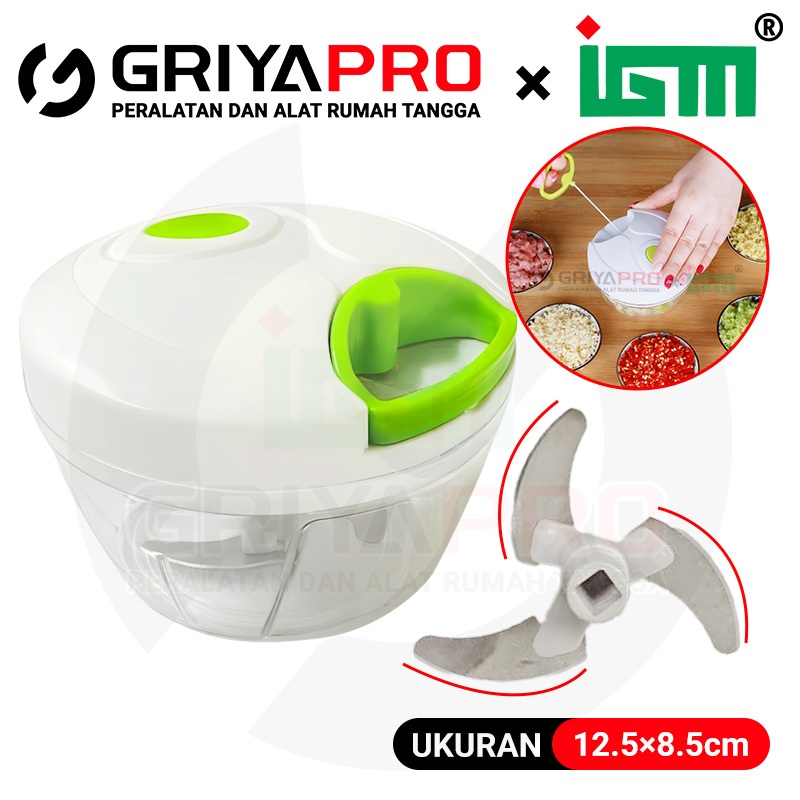 Blender Tarik Manual Multifungsi Penggiling Bumbu, Daging, Bawang Tanpa Listrik Ready Stock