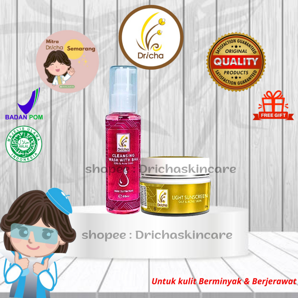 BUNDLING DRICHA LIGHT SUNSCREEN + CLEANSING FW