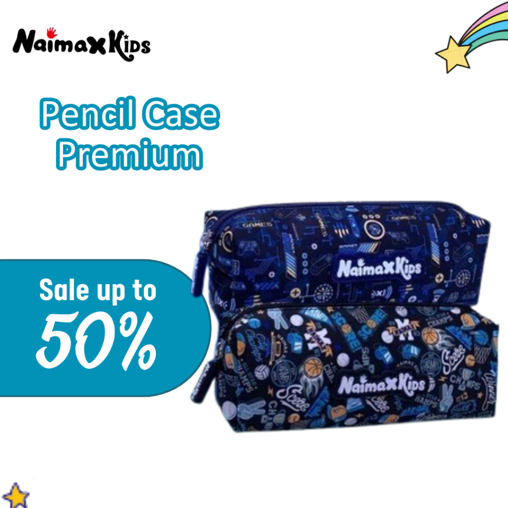 

Pencil Case Custom Nama | Naimax kids Pencil case premium Laki Laki Alat Pencil Stationery Tulisl