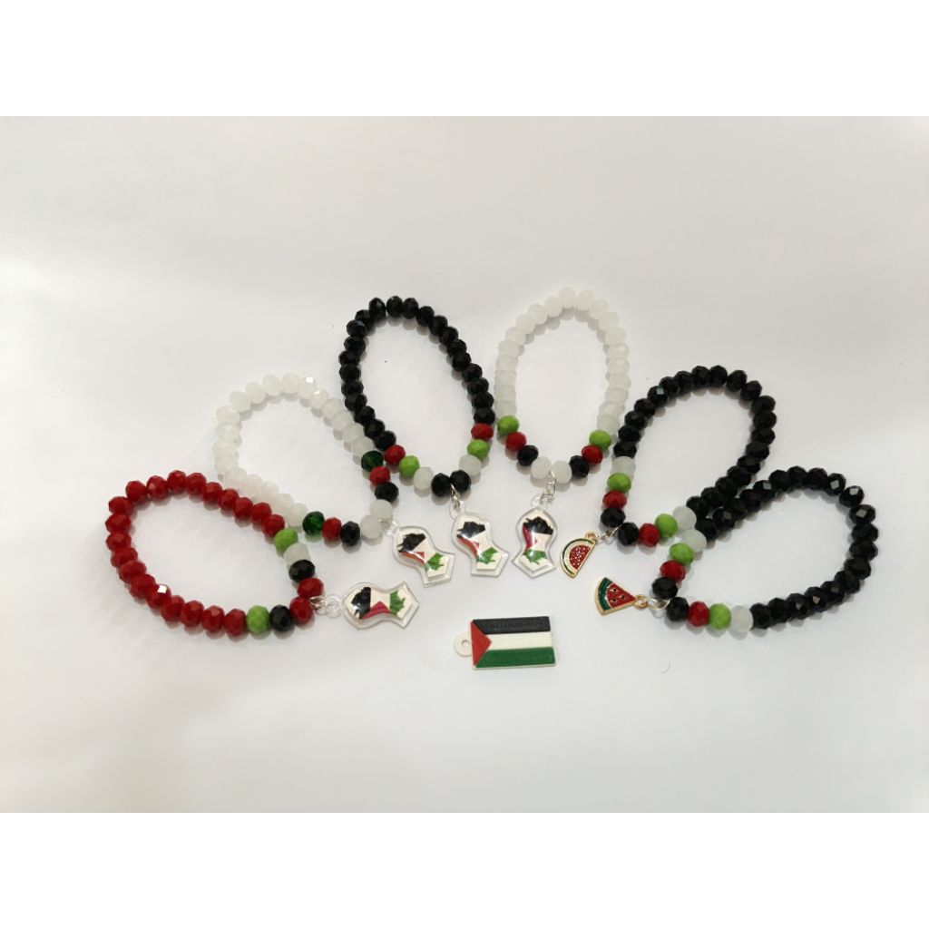 Gelang Palestina / Palestine Bracelet / Gelang Manik-Manik Palestine Beads