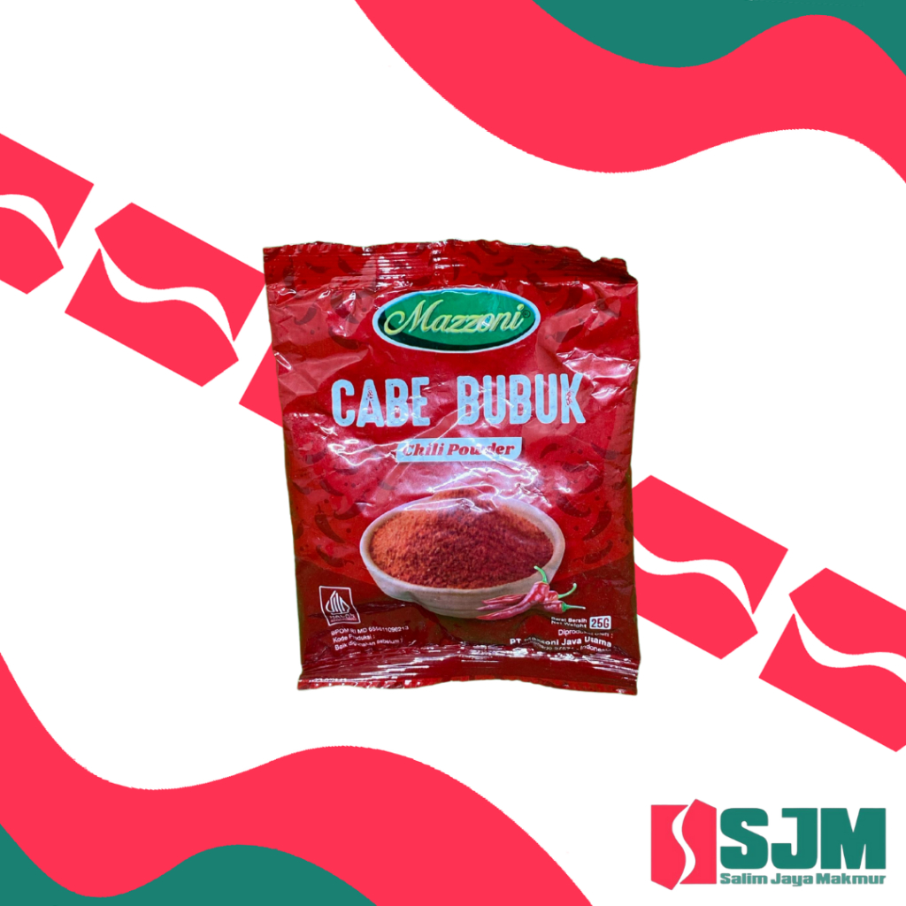 

Mazzoni Cabe Bubuk 25Gr - Cabai Bubuk Pedas