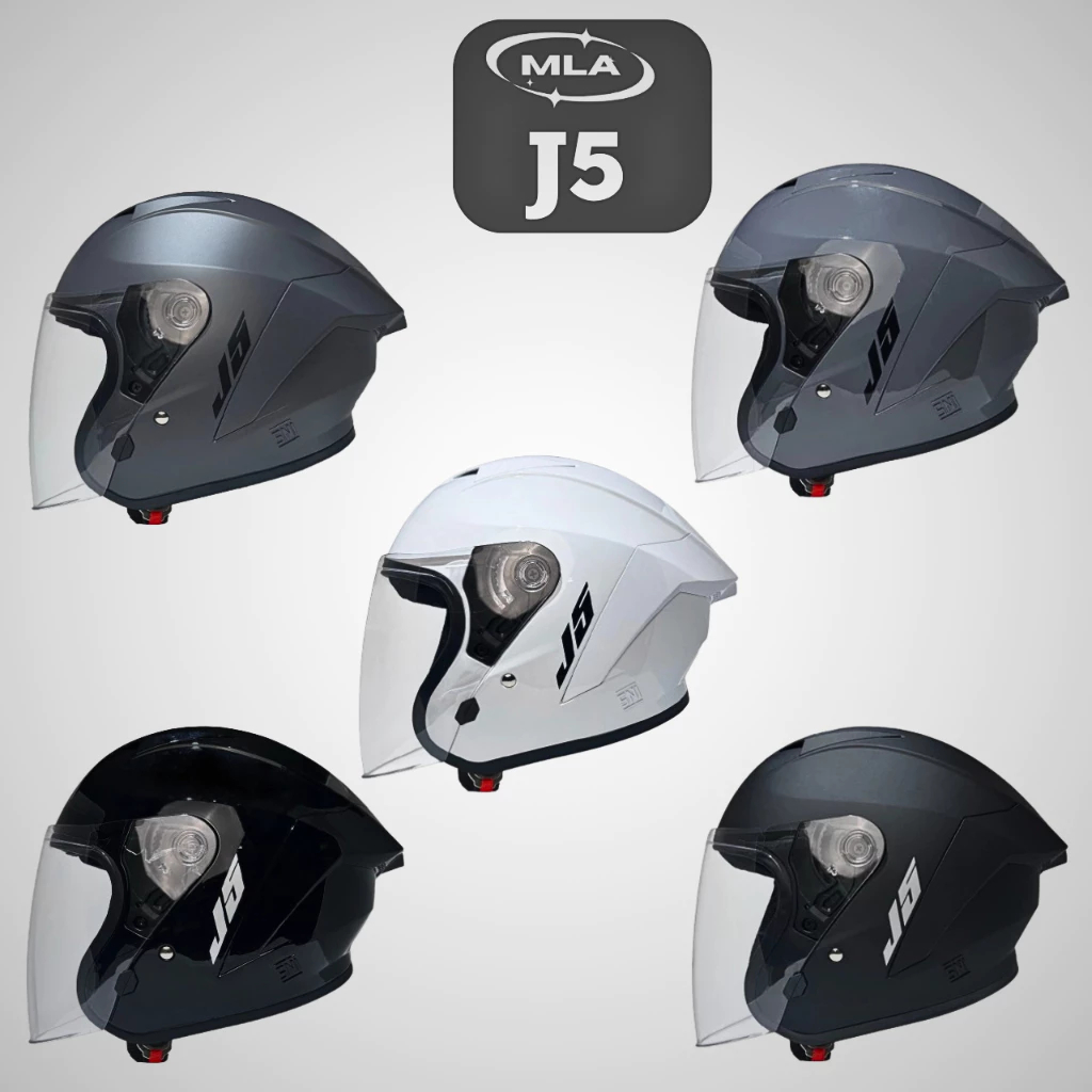HELM HALF FACE MLA J5 SOLID / HELM MLA / HELM HALF FACE