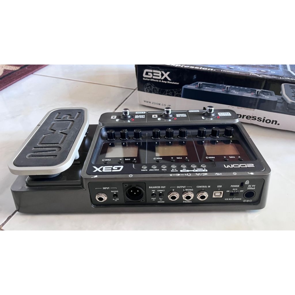 Efek Gitar ZOOM G3X