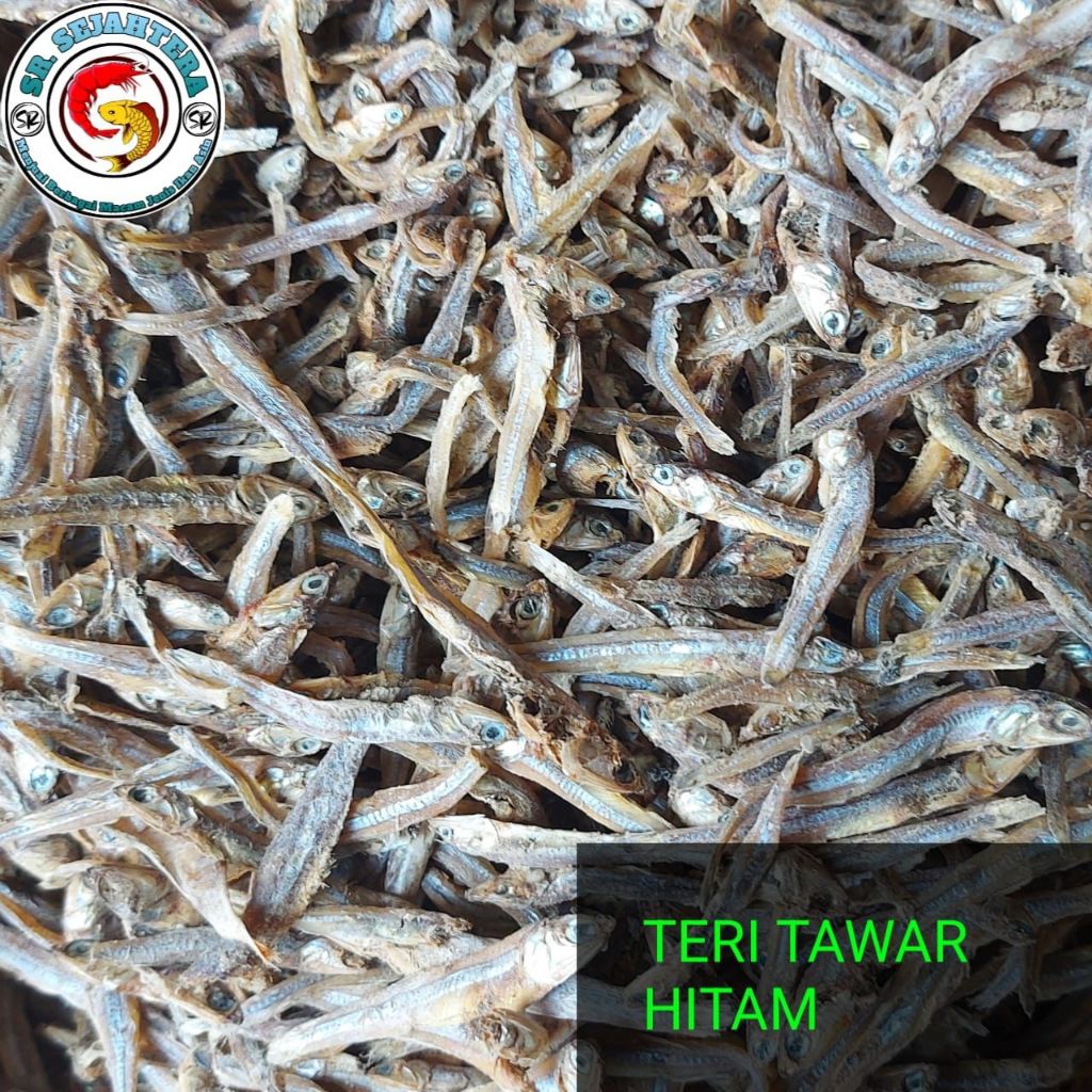 

IKAN TERI TAWAR HITAM / IKAN ASIN TERI TAWAR HITAM / IKAN TERI