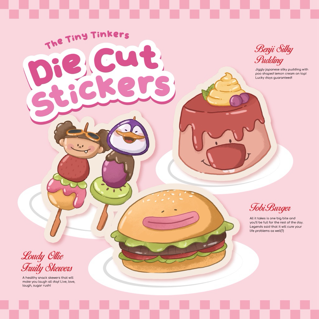 

Thetinytinkers - Foodies Die Cut Stickers