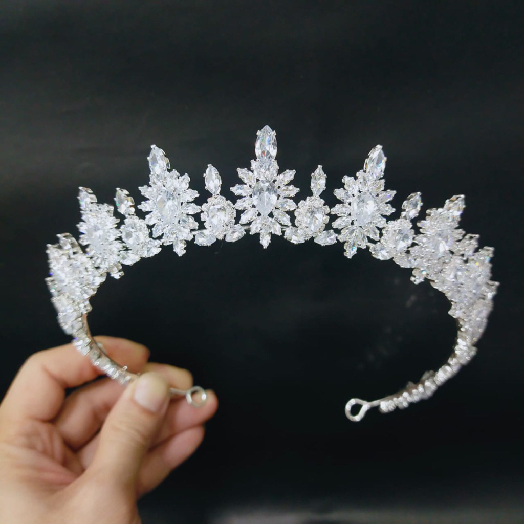 MAHKOTA ZIRCON PENGANTIN SAMPAI KUPING CROWN ZIRCON