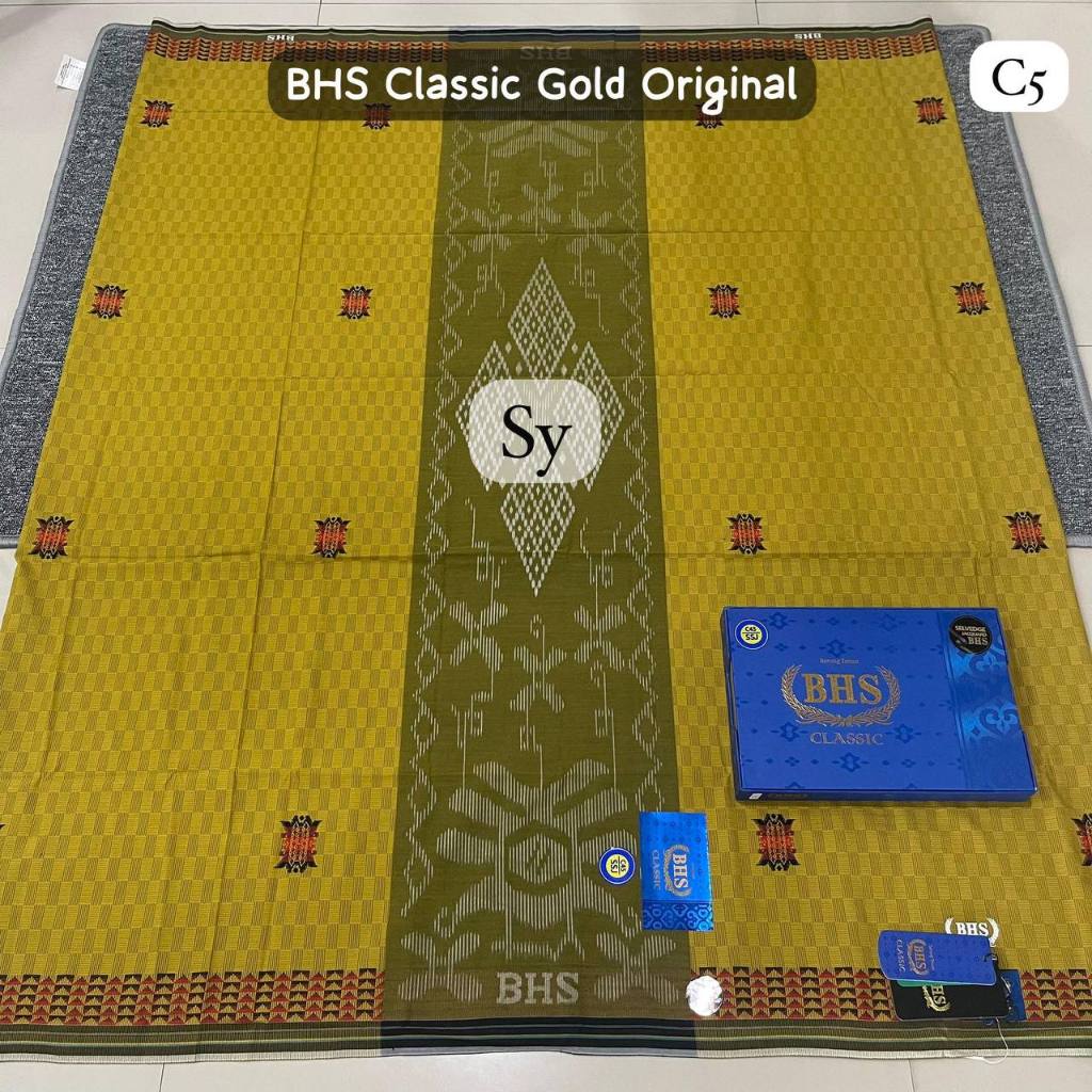 Sarung BHS Classic Gold | Sarung BHS Classic Batik Gold | Sarung BHS Classic Silver PREMIUM ORIGINAL