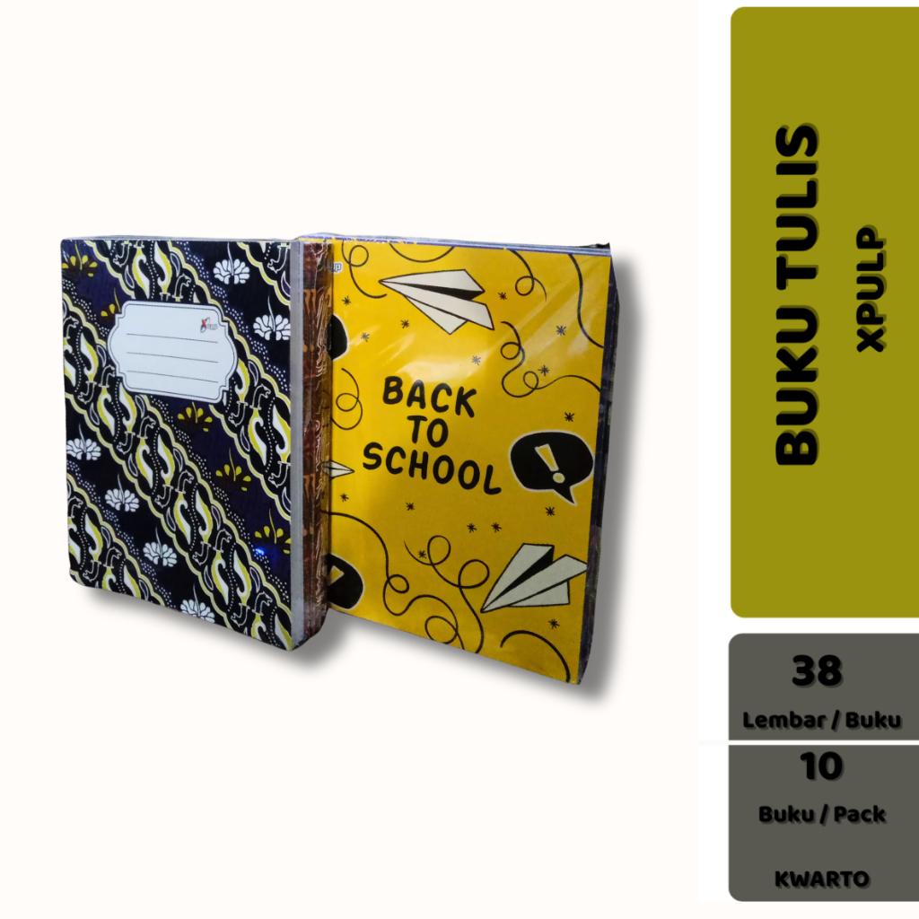 

(ECER) BUKU TULI S X-PULP 38 LEMBAR