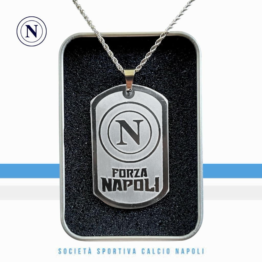 Kalung Napoli / kalung bola Napoli / aksesoris Napoli / Gantungan kunci Napoli Elegan Hadiah Kulit P