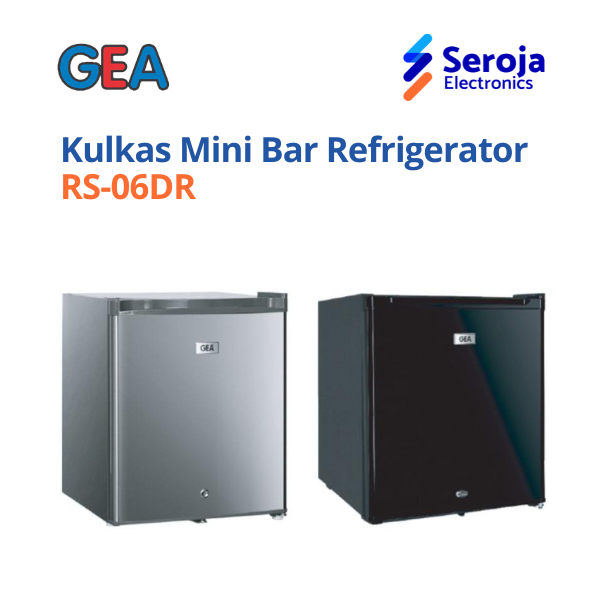GEA Kulkas Mini Bar Kulkas Portable 46 Liter RS06DR - Khusus Semarang