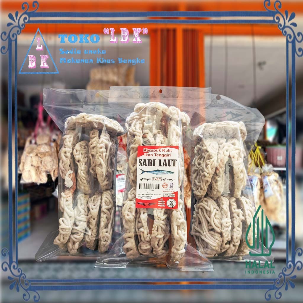

Kerupuk Kulit Ikan Tenggiri Sari Laut Belinyu