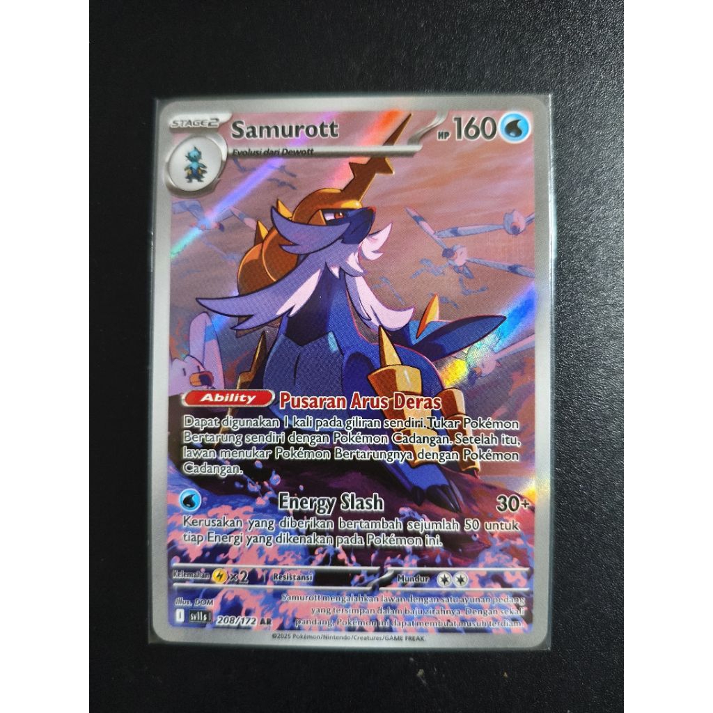 Samurott AR Pokemon TCG Indonesia