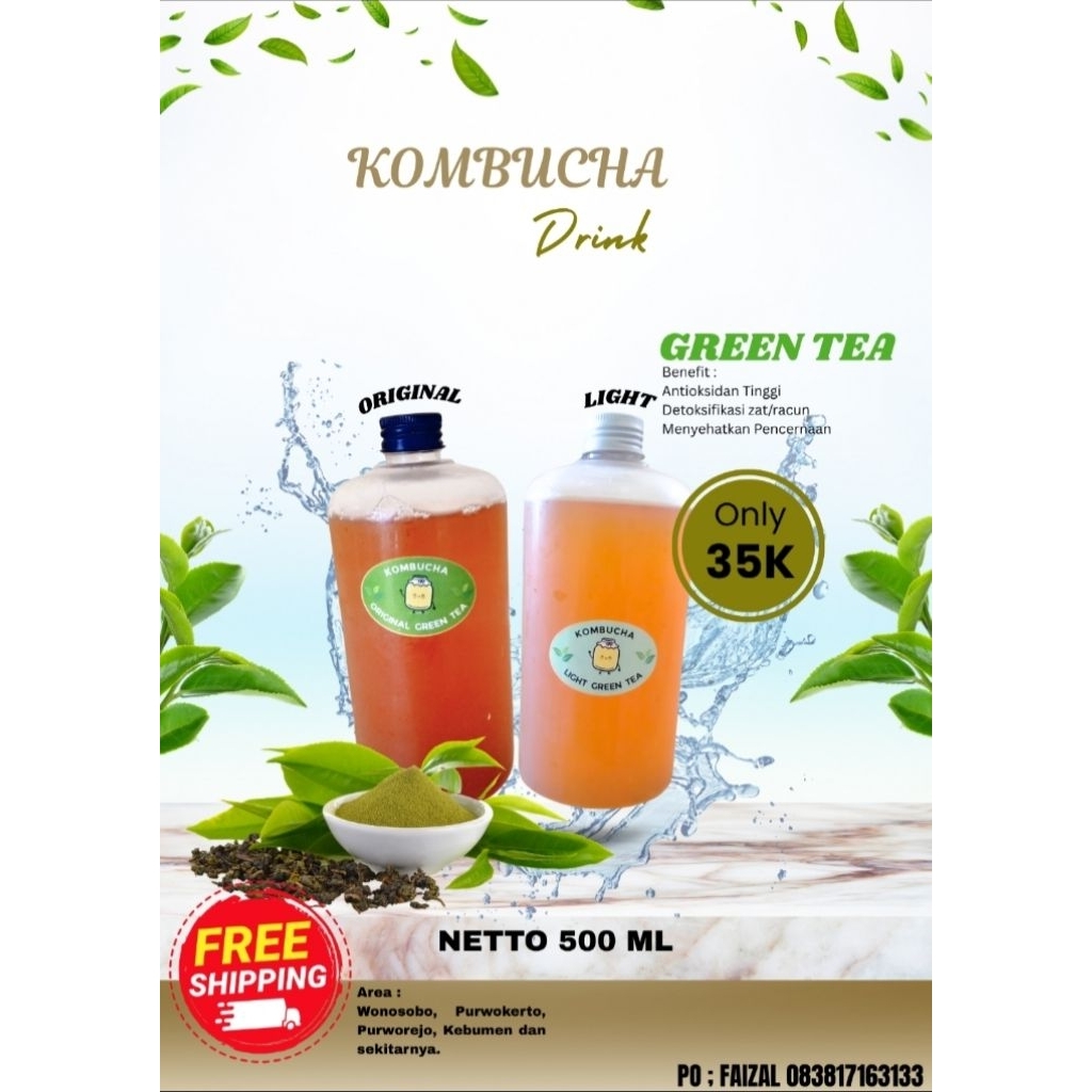 

Teh Kombucha Green Tea
