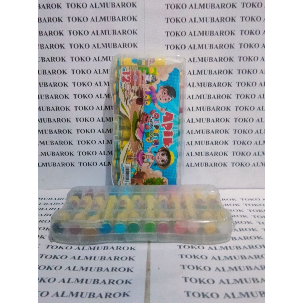 

krayon Pastel apik isi 12 warna panjang 7 cm