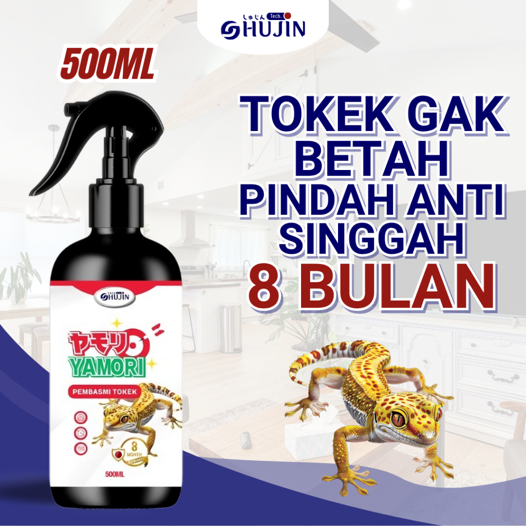 SHUJIN YAMORI Pembasmi Tokek Spray Pengusir Tokek Racun Anti Tokek ASLI JEPANG Semprotan Anti Tokek