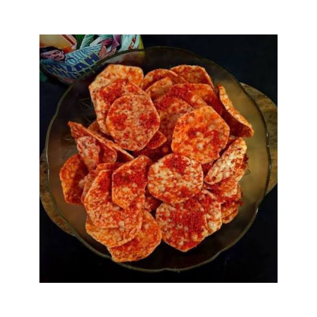 

Opak Medan Mini Keripik Singkong Balado Gurih 250Gram