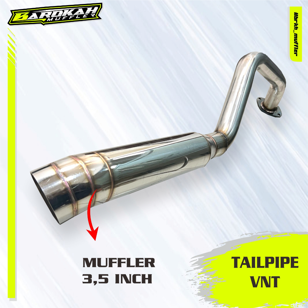 Tailpipe Fortuner VNT (3.5 inch) Titan