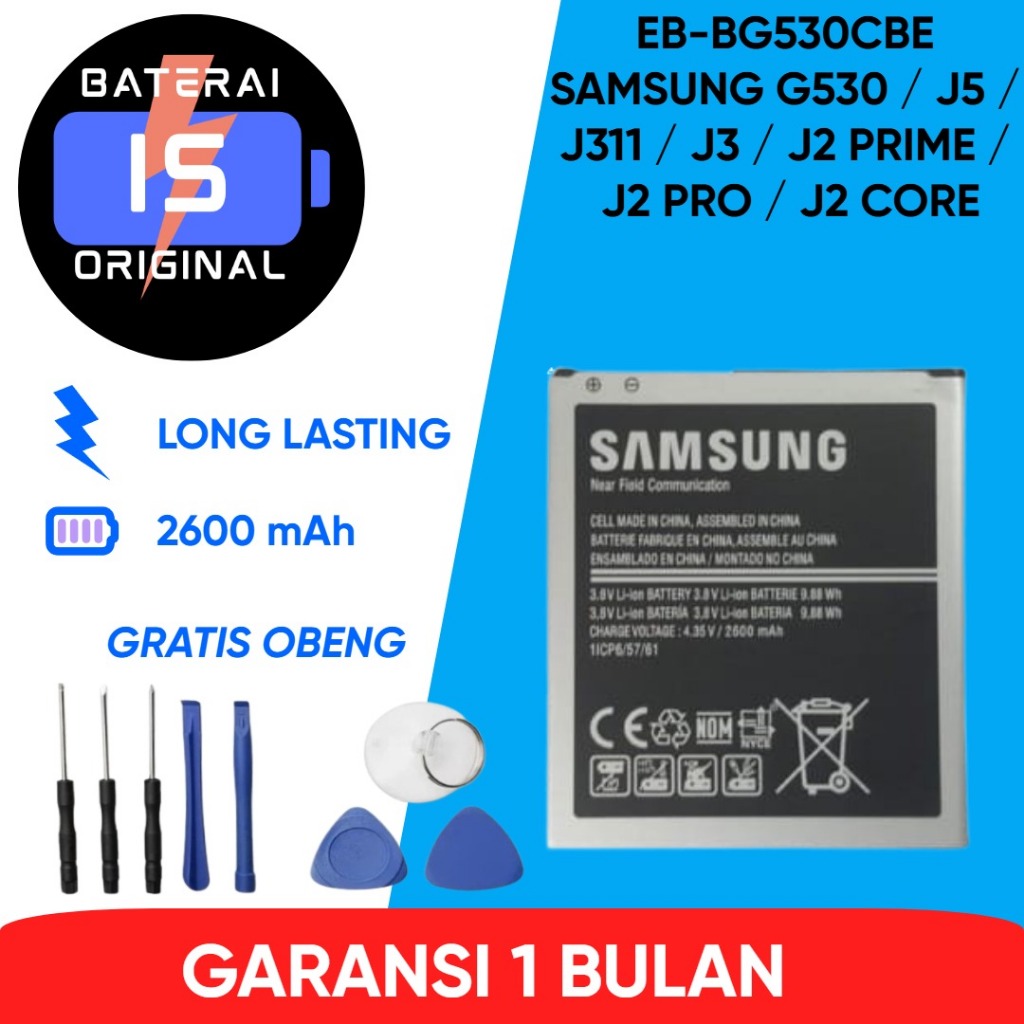 BATERAI EB-BG530CBE SAMSUNG G530 / J5 / J311 / J3 / J2 PRIME / J2 PRO / J2 CORE