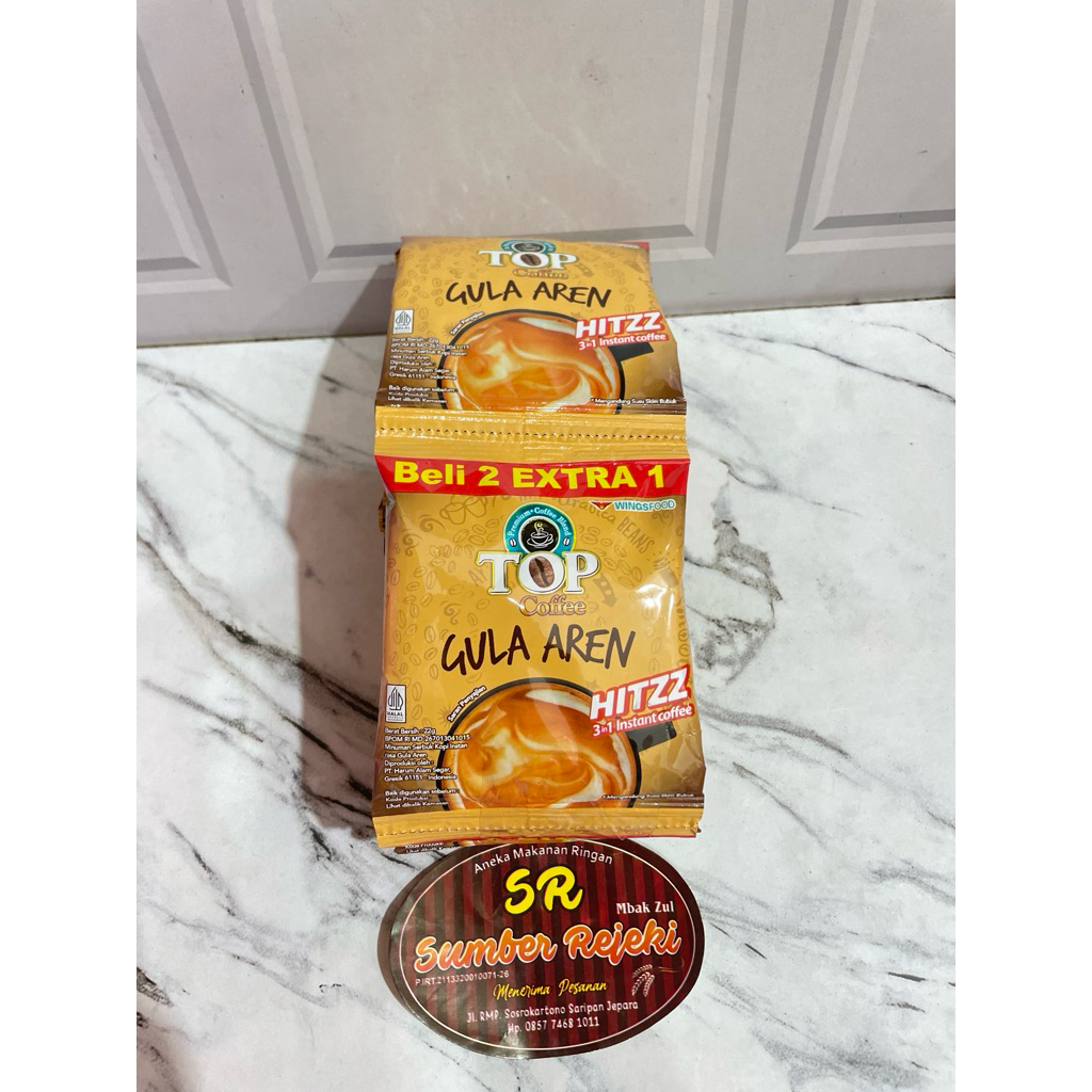 

TOP COFFE GULA AREN ISI 10 PCS