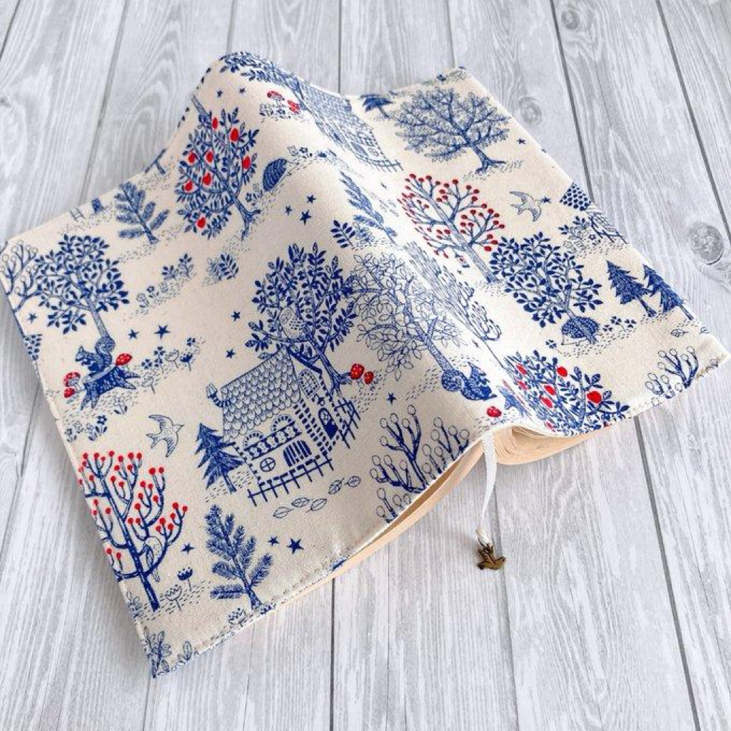 

Book Cover Handmade Japan Moonlight Forest Off-White