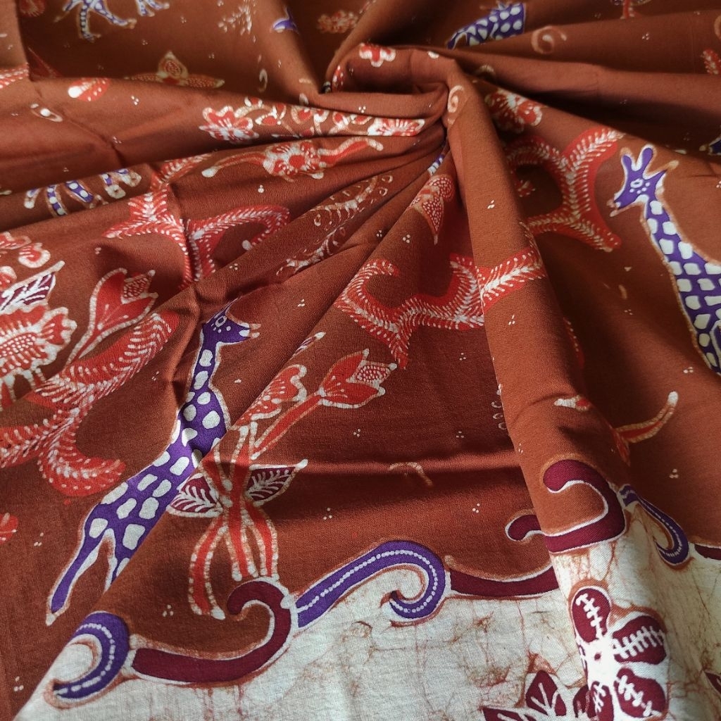 Kain batik tulis antik mix warna alam & sintetis untuk kemeja pria dan wanita