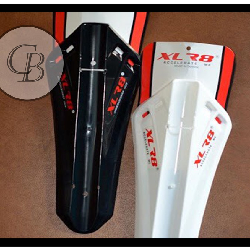 Fender Mudguard Spakbor MTB Downtube Hitam Putih Merah Sepeda Merk XLR8 Depan Saja Murah Ori Origina