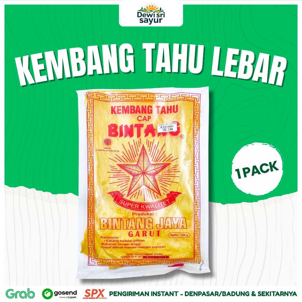 

Kembang Tahu Lebar 1 Pack – Dewi Sri Sayur