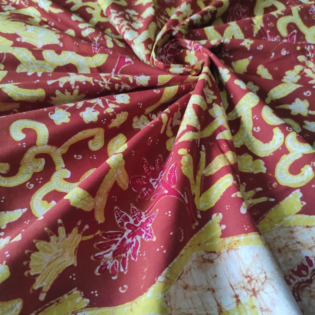 Kain batik tulis antik mix warna alam & sintetis untuk kemeja pria dan wanita