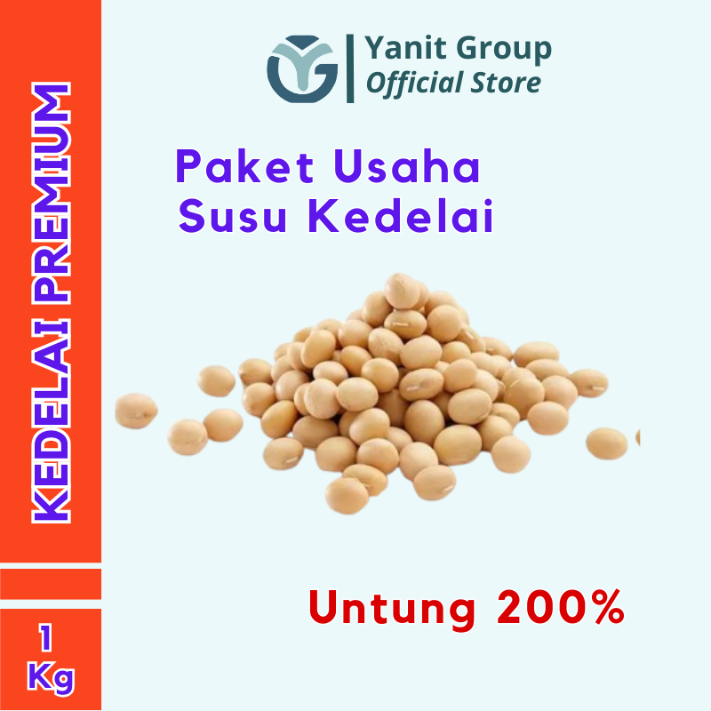 

Kacang Kedelai Import Premium 1 Kg Bahan Susu Kedelai