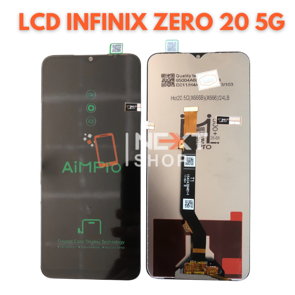 LCD TOUCHSCREEN INFINIX ZERO 20 5G / X6821 / TECNO POVA 4 PRO 4G-LG8N FULLSET
