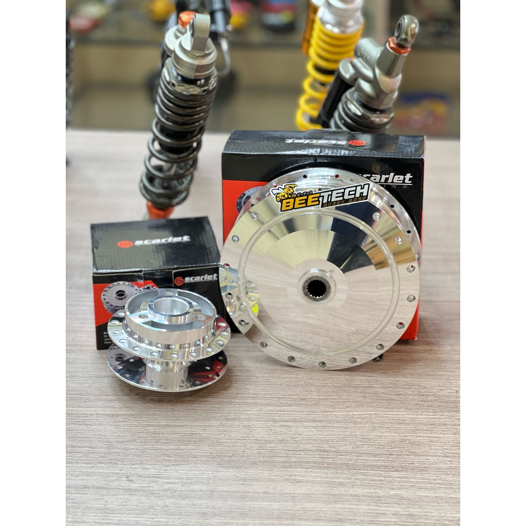 TROMOL DEPAN & BELAKANG MIO J,MIO SMILE,MIO M3 ORIGINAL SCARLET