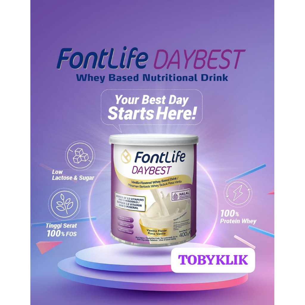 

FONTLIFE DAYBEST Vanilla 400gram