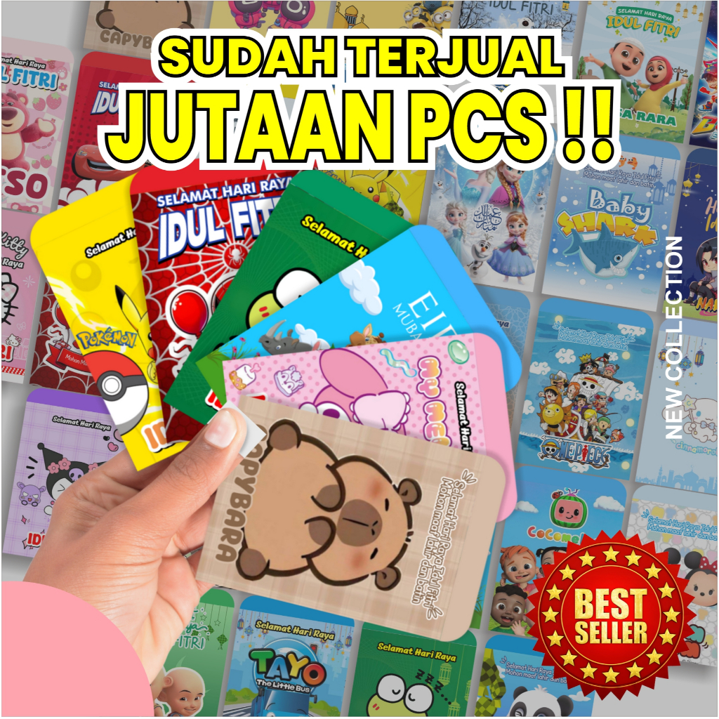 

ISI 10 AMPLOP LEBARAN MINI GLOSSY