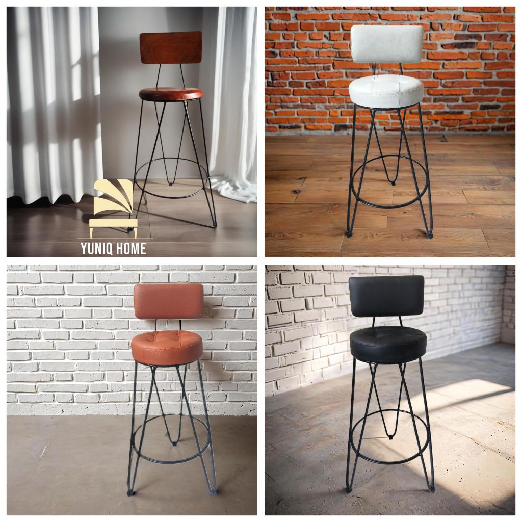 kursi kafe sandar 60 cm bangku kafe sandar bangku cafe kursi cafe sandar