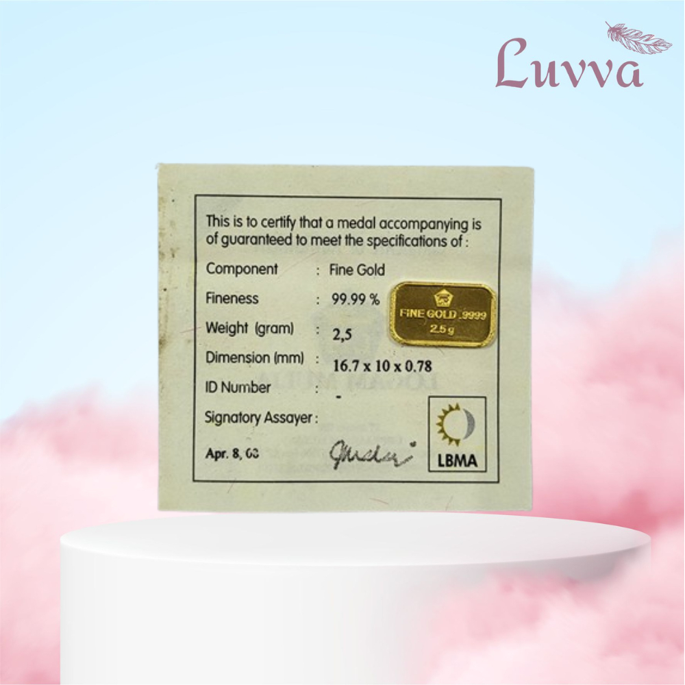 Logam Mulia Antam Retro Tidur - 2.5GRAM